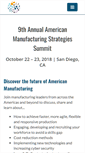 Mobile Screenshot of manufacturing-summit.com